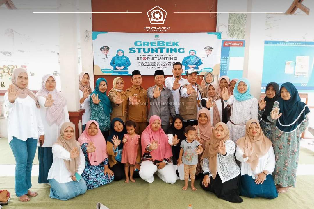 Sinergi Cegah Stunting, Kemenag Kota Pasuruan Dorong Gizi Halal Seimbang di  Kelurahan Wirogunan